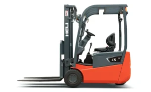 HELI 1.3-1.5 TONNE G2 3-WHEEL BATTERY FORKLIFT